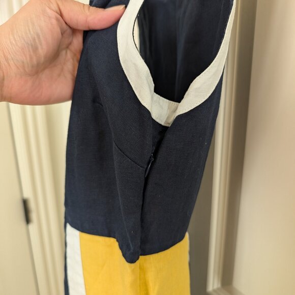 Boden linen sheath dress (with pockets!), size 2 - Picture 3 of 5